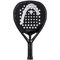 Head black padel racket front 