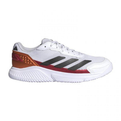 Adidas Courtquick White Red Copper Padel Shoes - Padelup