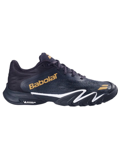 Babolat Jet Premura 3 Men Black Gold 2026 Padel Shoes - Padelup