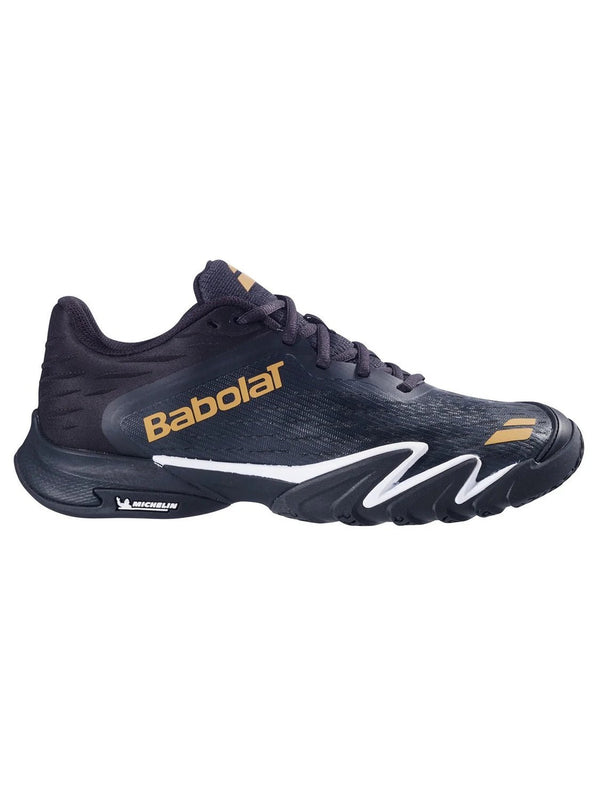Babolat Jet Premura 3 Men Black Gold 2026 Padel Shoes - Padelup