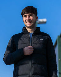 Nox Men's quilted jacket Team black - M