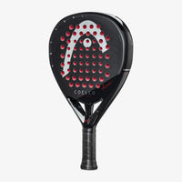 Head black padel racket side