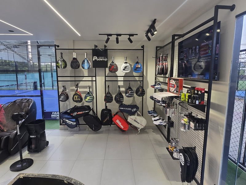 Padelup store at Premier Padel Club, Karsaz