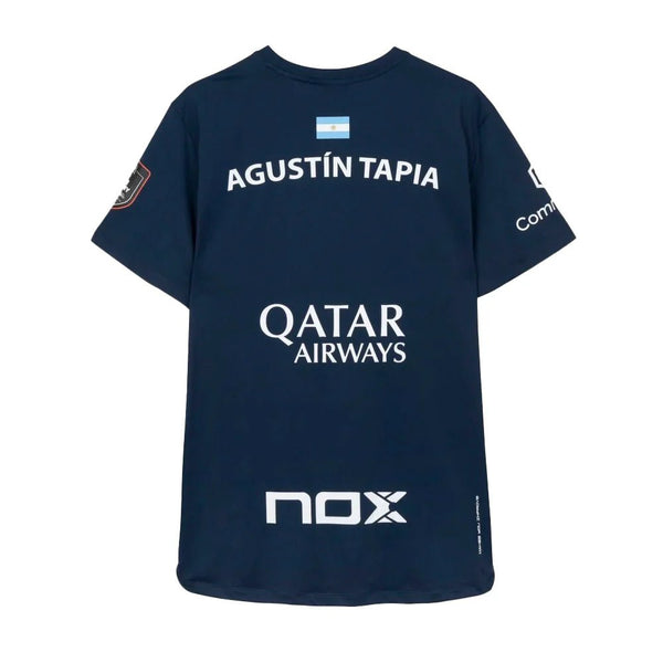 NOX AT10 Dark Blue Agustín Tapia 2026 Official T-Shirt - Padelup