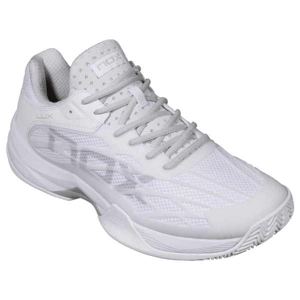 Nox AT10 LUX White/Grey Padel Shoes - Padelup