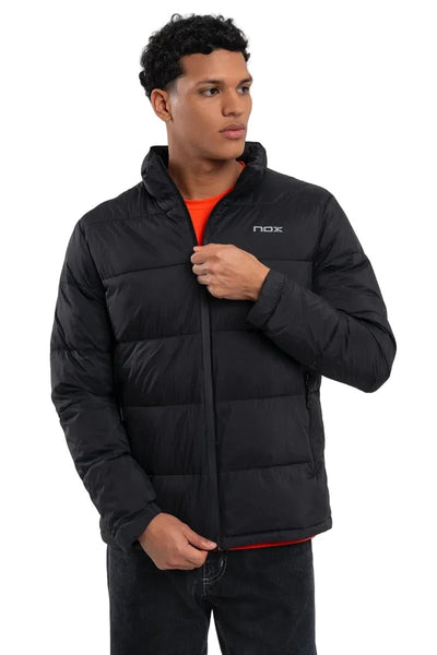Nox Men's quilted jacket Team black - M - Padelup