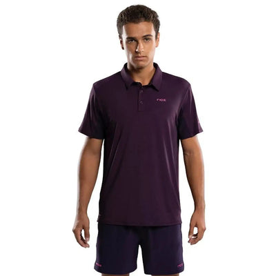 Nox Pro Dark Purple Polo Shirt - Padelup