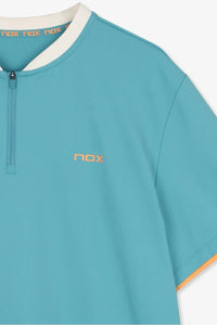 Nox Men's Pro turquoise polo shirt - M