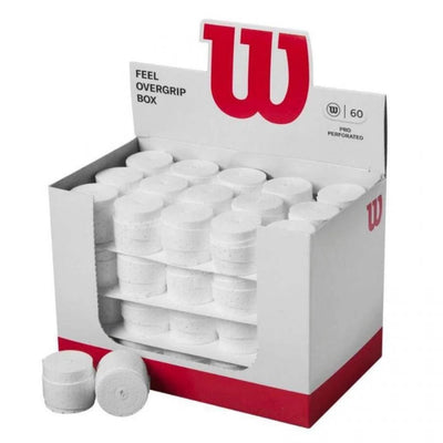 Wilson Pro Perforated White Overgrip (single) - Padelup
