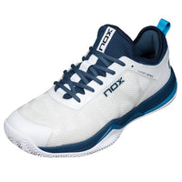 Padel shoes NERBO WHITE/BLUE SUECO