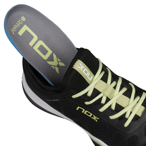 Padel shoes Nox NERBO Black/Soft Lime alt